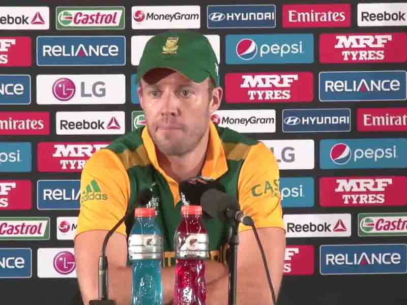 Video : World Cup: We Were Like a Car Stuck in Second Gear, says AB de Villiers