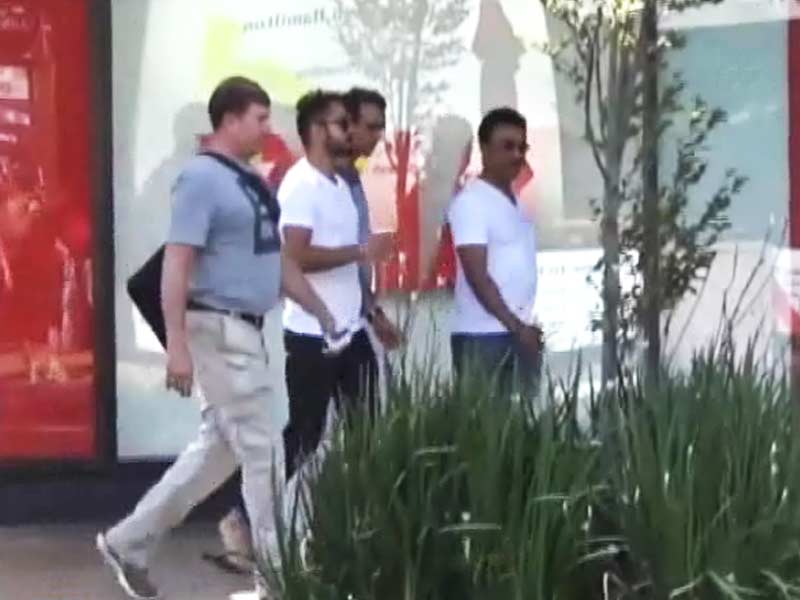 हैमिल्टन में घूमते भारतीय खिलाड़ी