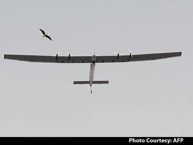 Solar-Powered Plane Lands in India to Complete First Sea Leg