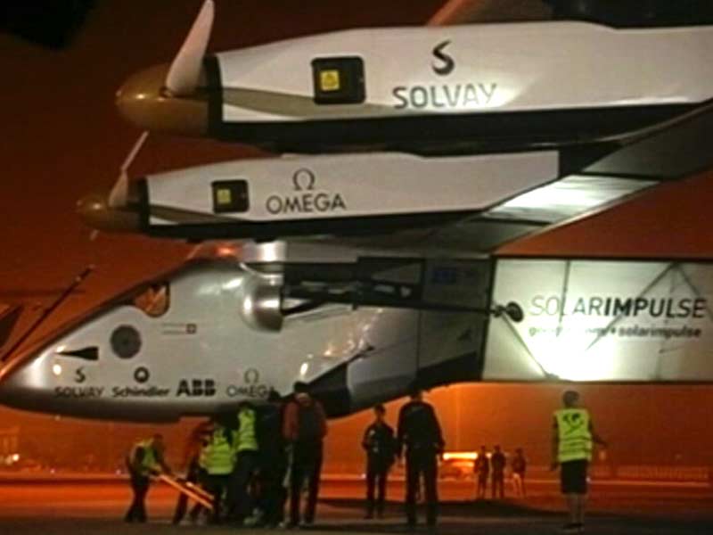 सौर ऊर्जा से चलने वाला विमान 'एसआई-2' अहमदाबाद पहुंचा