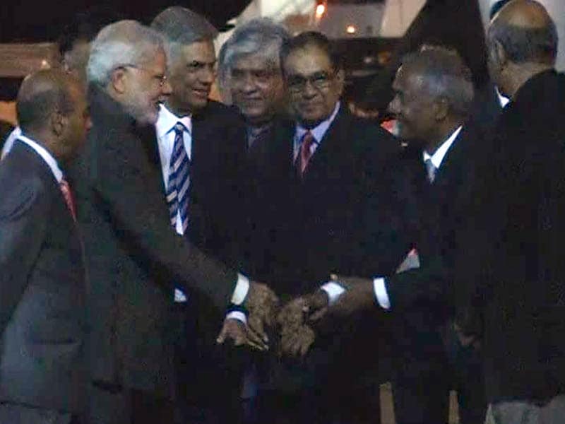 Video : Prime Minister Narendra Modi Reaches Sri Lanka, First Indian PM to Visit in 28 Years