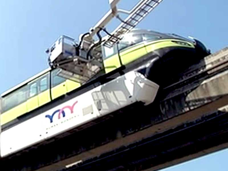 Video : मुंबई : मोनो रेल फंसी,सभी यात्रियों को सुरक्षित निकाला गया