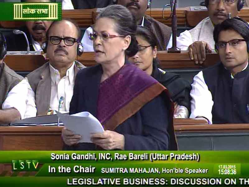 In Rare Speech in Parliament, Sonia Gandhi Chides Government About Andhra Pradesh