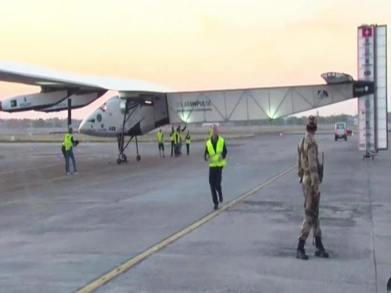 Solar Impulse-2 Lands in Varanasi After Delays in Ahmedabad