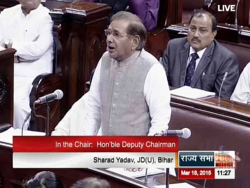 'Have the Greatest Respect for Smriti Irani,' Says Sharad Yadav, Forced to Explain Offensive Remark