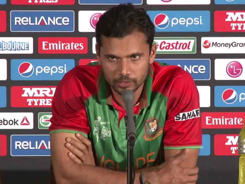 Video : Cricket World Cup: Playing India Always a Challenge, says Bangladesh Captain Mortaza