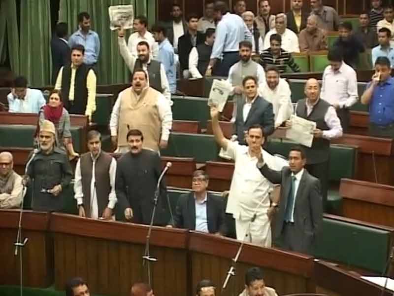 Ruckus in Jammu and Kashmir Assembly Over Terror Attacks