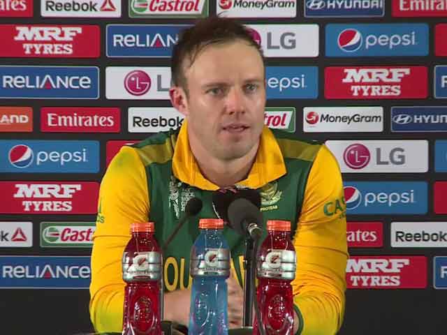 AB de Villiers a Gutted Man After Losing World Cup Semifinal