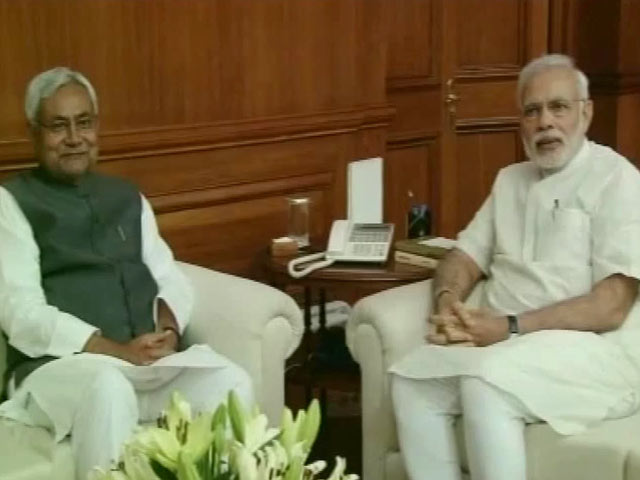 पीएम मोदी से मिले नीतीश कुमार