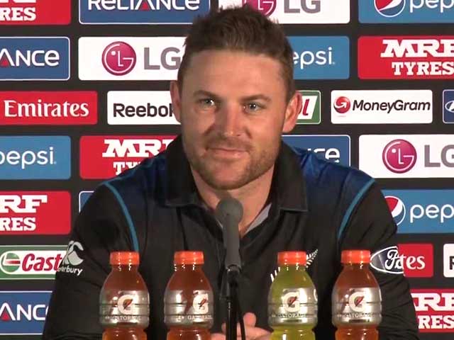 To Give us a 50-50 Chance to Win a cricket World Cup is Amazing: Brendon McCullum