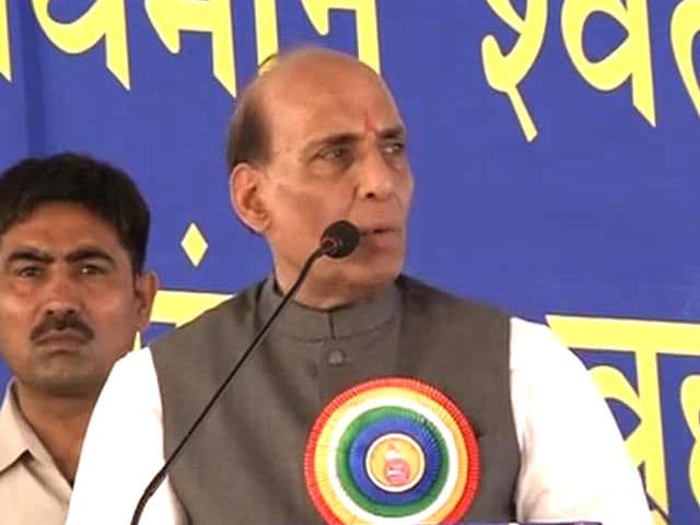 Video : Will Try to Bring Nationwide Ban on Cow Slaughter, Says Home Minister Rajnath Singh