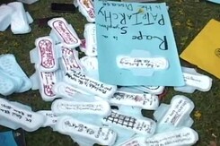 Pads Against Sexism Movement Picks Up in Kolkata's Jadavpur University, 'Socially Unacceptable,' Says Vice Chancellor Pads Against Sexism Movement Picks Up in Kolkata's Jadavpur University, 'Socially Unacceptable,' Says Vice Chancellor