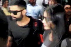 Kohli, Anushka Arrive in Kolkata for IPL Opening Ceremony Kohli, Anushka Arrive in Kolkata for IPL Opening Ceremony
