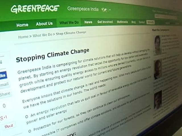 Video : Greenpeace India in New Trouble With Government Over Foreign Funds