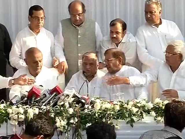6 Parties of Janata Parivar Announce Merger, Mulayam Singh Yadav to be Chief of New Party