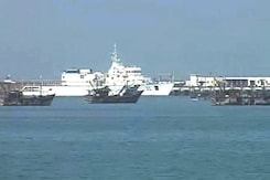 Pakistan Boat With Drugs, Satellite Phones Intercepted Off Gujarat Coast Pakistan Boat With Drugs, Satellite Phones Intercepted Off Gujarat Coast