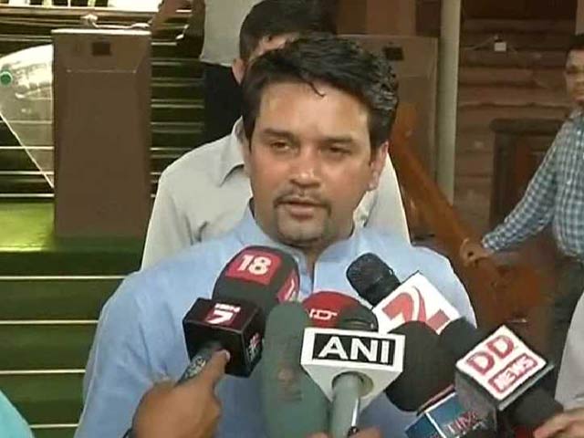 Video : BCCI Secretary Anurag Thakur Says Bookie Allegations are Baseless