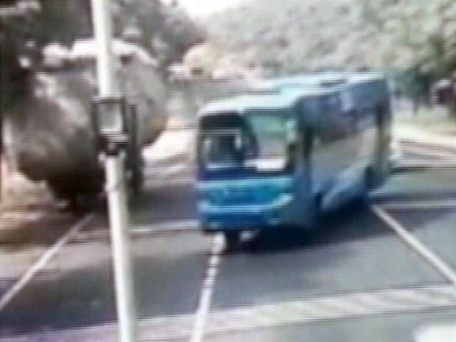 मोगा : सीसीटीवी फुटेज में दिखी ड्राइवर की लापरवाही