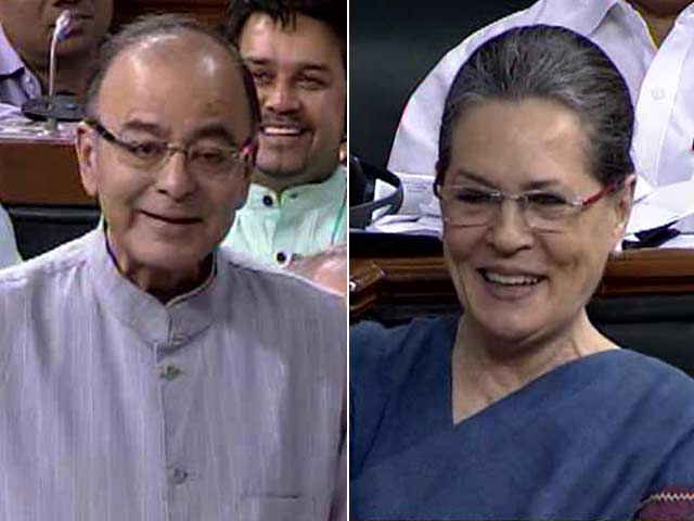 Video : Am Still Smiling: Sonia Gandhi and Arun Jaitley's Banter in Parliament