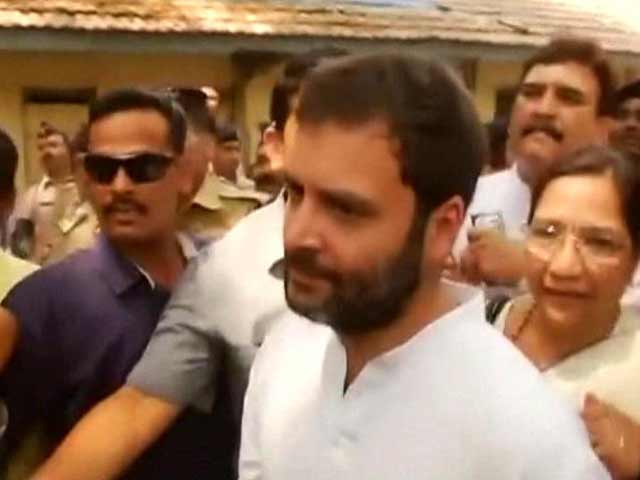 Video : Rahul Gandhi, Exempted From Court Appearance, Shows Up Anyway