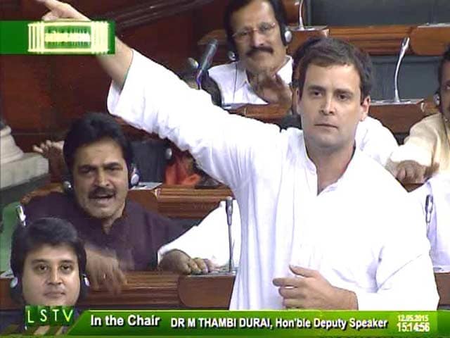 Video : Government Has 'Murdered' Land Laws: Rahul Gandhi's Dramatic Comments in Parliament