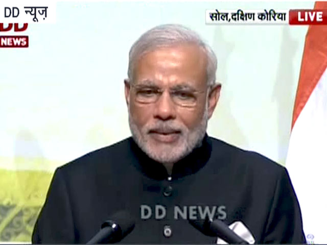 भारतीय अब अपने देश लौटना चाहते हैं : दक्षिण कोरिया में पीएम मोदी