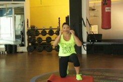 Work it Out Like Deanne Panday: The Kneeling Squat Work it Out Like Deanne Panday: The Kneeling Squat
