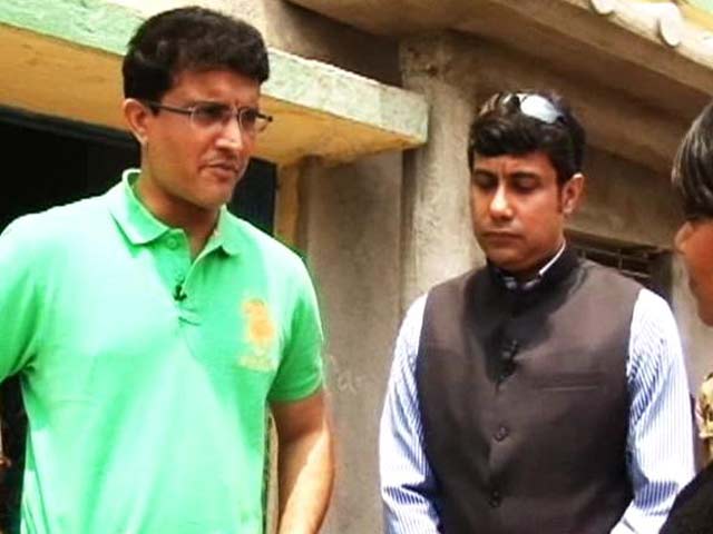 Sourav Ganguly Goes Back to School