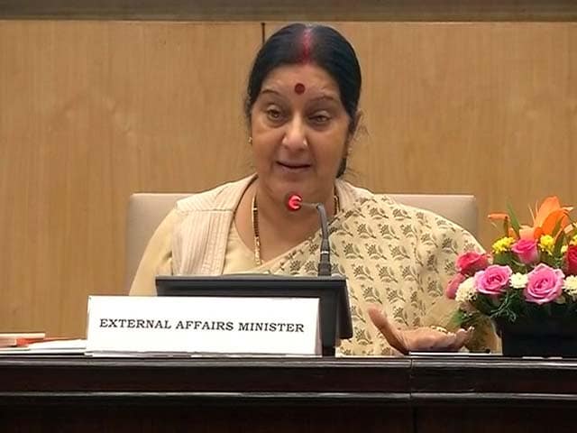 Video : No Talks Till Pak Takes Action Against Terrorists Like Lakhvi: Sushma Swaraj