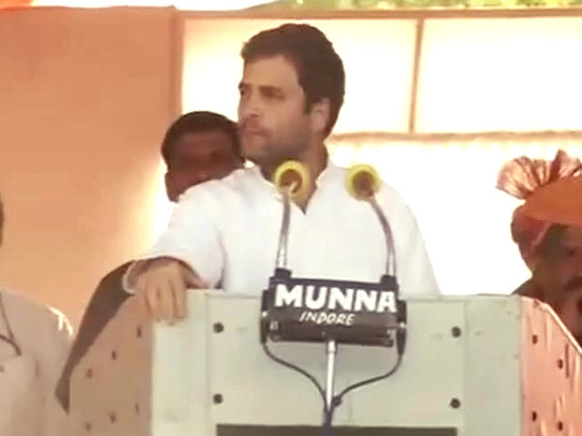 भीमराव अंबेडकर की जन्मभूमि महू में राहुल गांधी ने की रैली