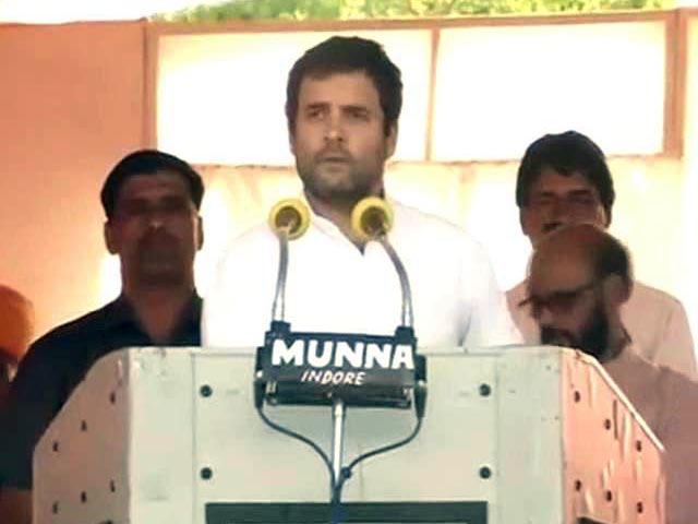 Rahul Gandhi Addresses a Public Gathering in BR Ambedkar's Birthplace Mhow