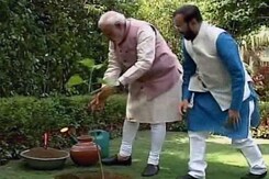 On World Environment Day, PM Modi Plants a Sapling On World Environment Day, PM Modi Plants a Sapling