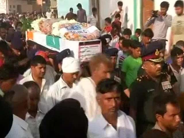 Video : Manipur Martyr Given Last Rites in Noida, Last Respects Paid to Others in Jammu
