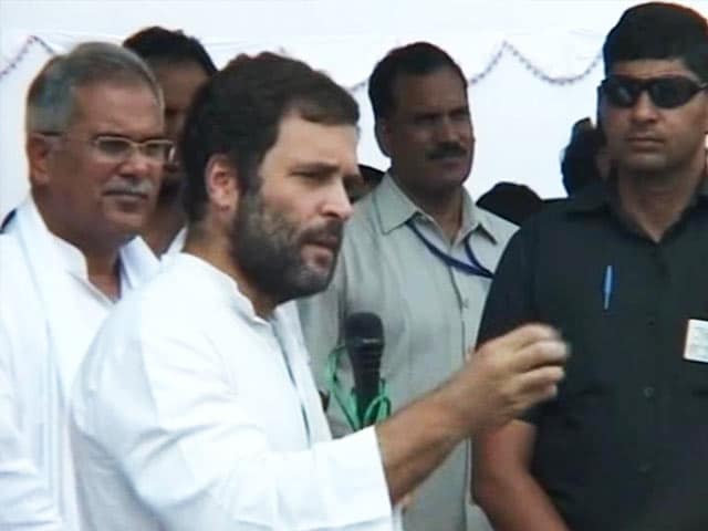 Video : 'We're Not From BJP, Don't Say Murdabad,' Rahul Gandhi to tribals in Chhattisgarh