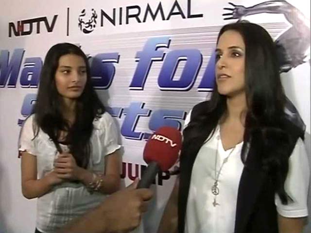 Neha Dhupia Joins the #MyFit100Days Fitness Challenge