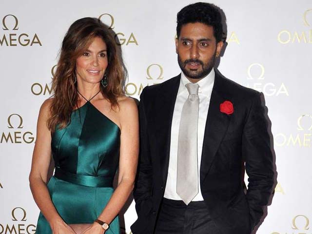 Abhishek's 'Omega' Date With Cindy Crawford