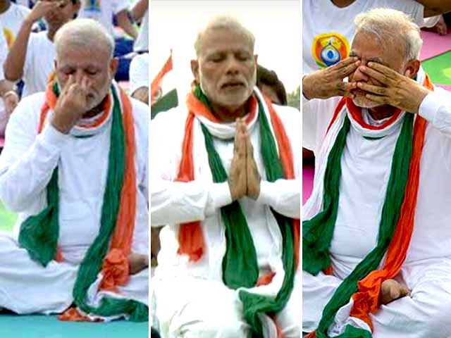 Video : PM Modi Leads Yoga Day Event at Rajpath
