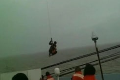 Dramatic Navy Rescue After Distress Signals From Ship Off Mumbai Dramatic Navy Rescue After Distress Signals From Ship Off Mumbai