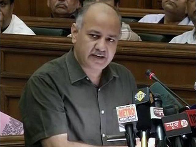 सिसोदिया ने पेश किया 'आप' सरकार का बजट, बोले - जनता ने खुद विकास की सूची तैयार की