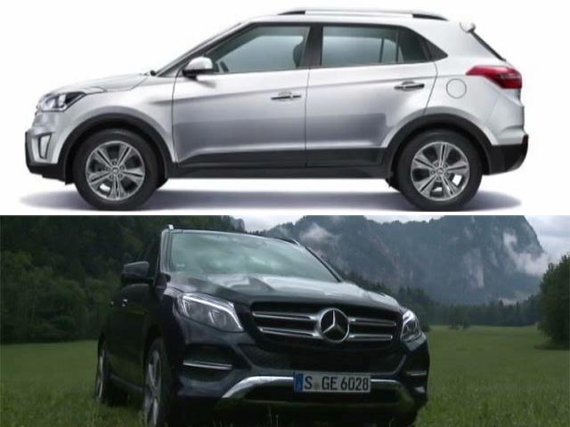 Mercedes-Benz GLE Class And Hyundai Creta Preview