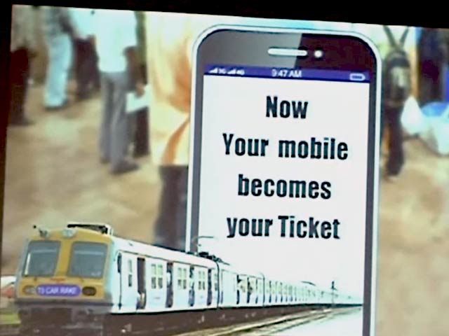मुंबई लोकल का टिकट भी अब मिलेगा मोबाइल पर