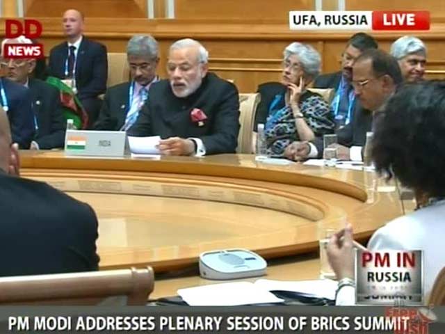 PM Modi Addresses BRICS Summit in Russia