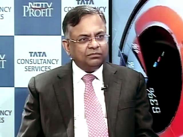 Video : TCS chief N Chandrasekaran Says Happy With Q1 Growth