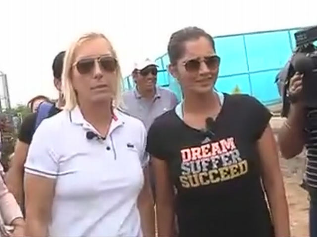 Sania Mirza and Martina Navratilova Share Tips With Youngsters