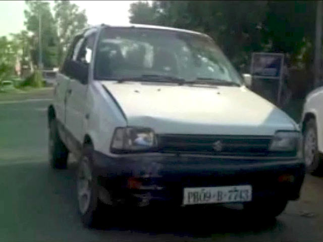 गुरदासपुर हमला : इसी कार में सवार होकर आए थे आतंकी