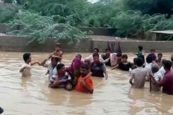 Rescue Teams Roped in as Heavy Rains Lash Rajasthan Rescue Teams Roped in as Heavy Rains Lash Rajasthan