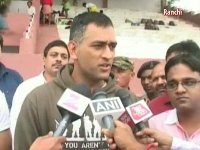 Video : MS Dhoni Salutes President Kalam, Says He Was the Real Role Model
