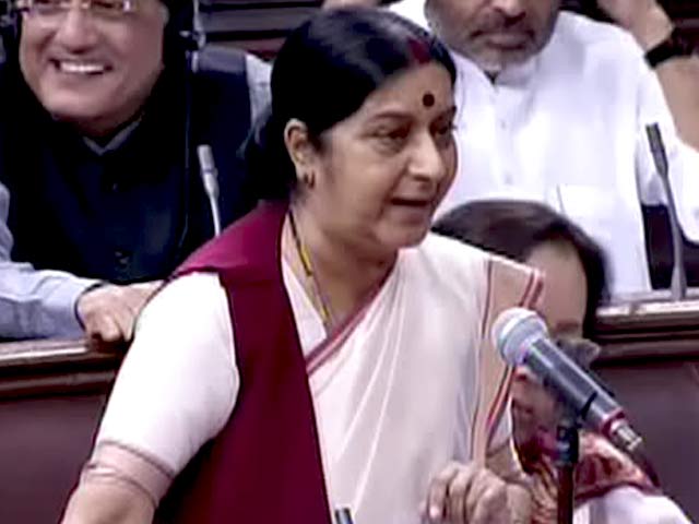 मैंने कभी ललित मोदी के लिए पैरवी नहीं की : राज्यसभा में सुषमा स्वराज
