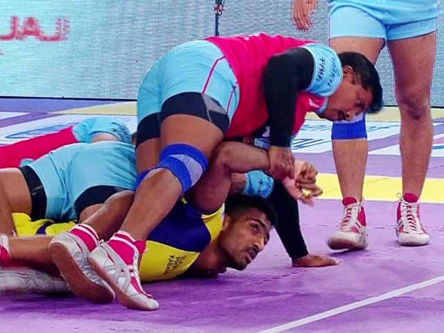Video : Pro-Kabaddi League: Telugu Titans Escape With Thrilling Draw vs Jaipur Pink Panthers
