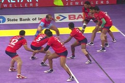 Pro Kabaddi League: Jaipur Pink Panthers Demolish Dabang Delhi Pro Kabaddi League: Jaipur Pink Panthers Demolish Dabang Delhi